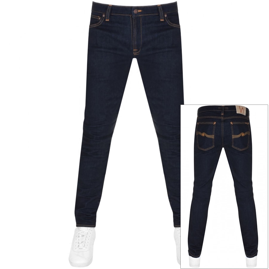 Alternative Image for ProductNudie Jeans Skinny Lin Jeans Dry Deep Blue1